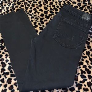 AEO Black Superstretch Jeggings Size 4